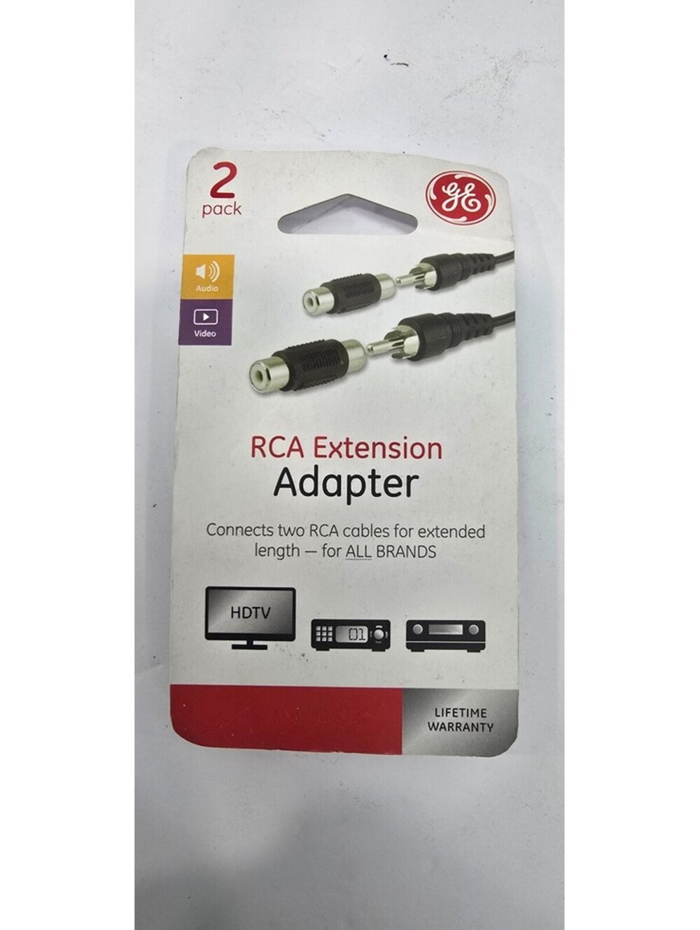 GE RCA Extension Adapter 2 Pack